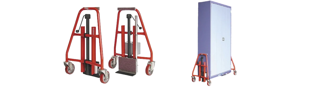 Müheloser Transport von Schaltschränken und schweren Möbeln mit dem Hydrotransporter